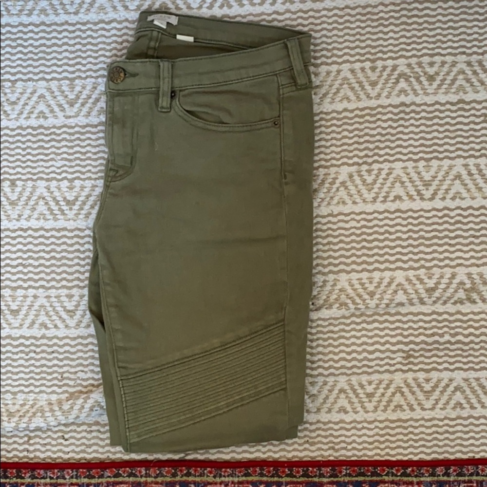 Women’s JCrew Army Green Jeans